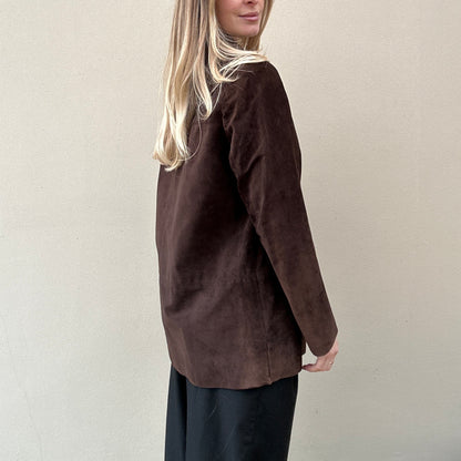 Vintage brown suede jacket