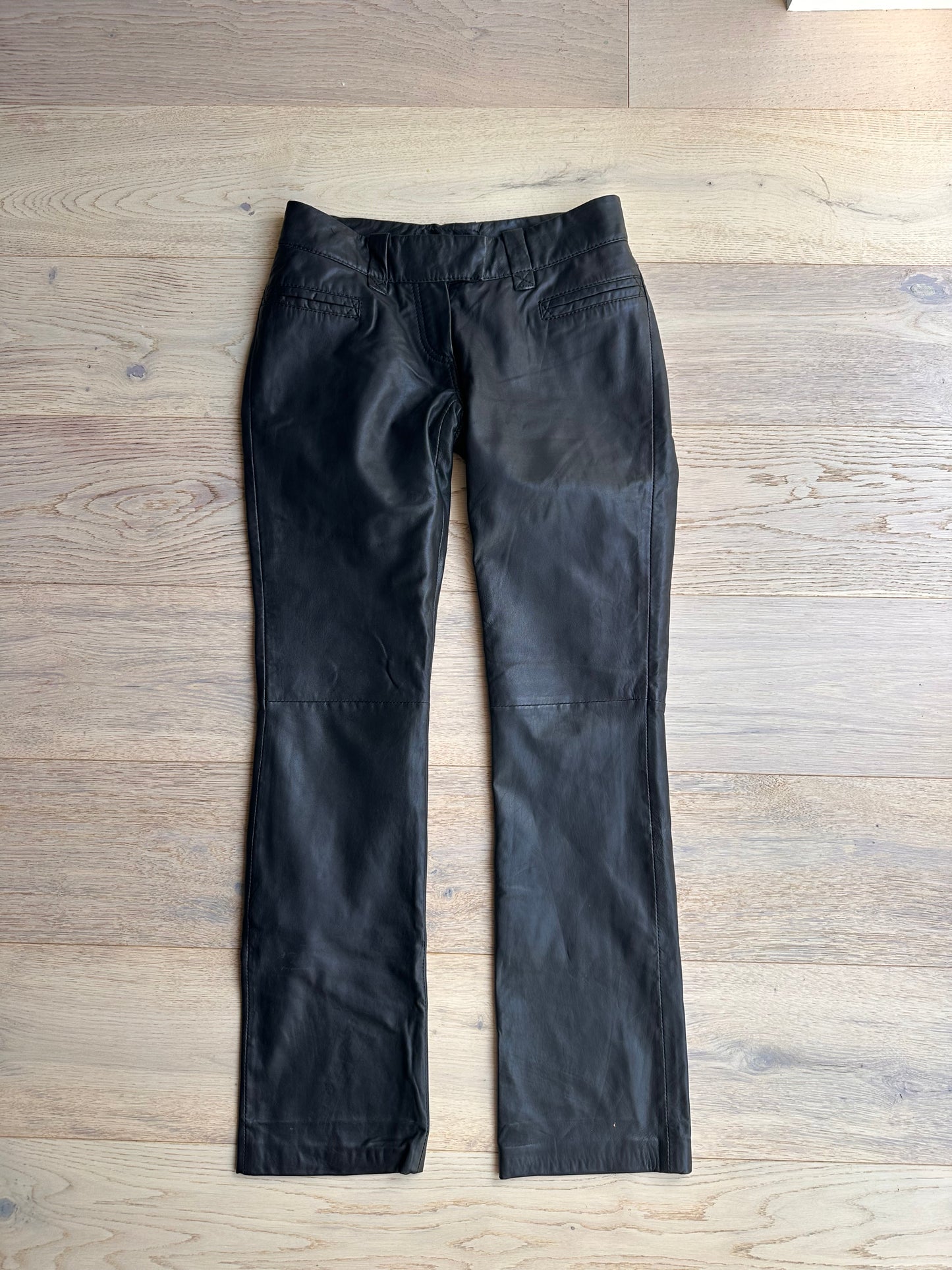 SALE Vintage Morgan de toi leather trousers