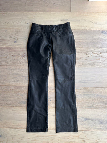 SALE Vintage Morgan de toi leather trousers