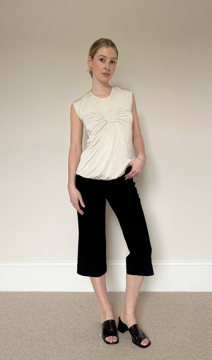 Vintage slinky backless top