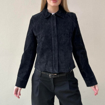 Vintage Fiorelli black suede jacket