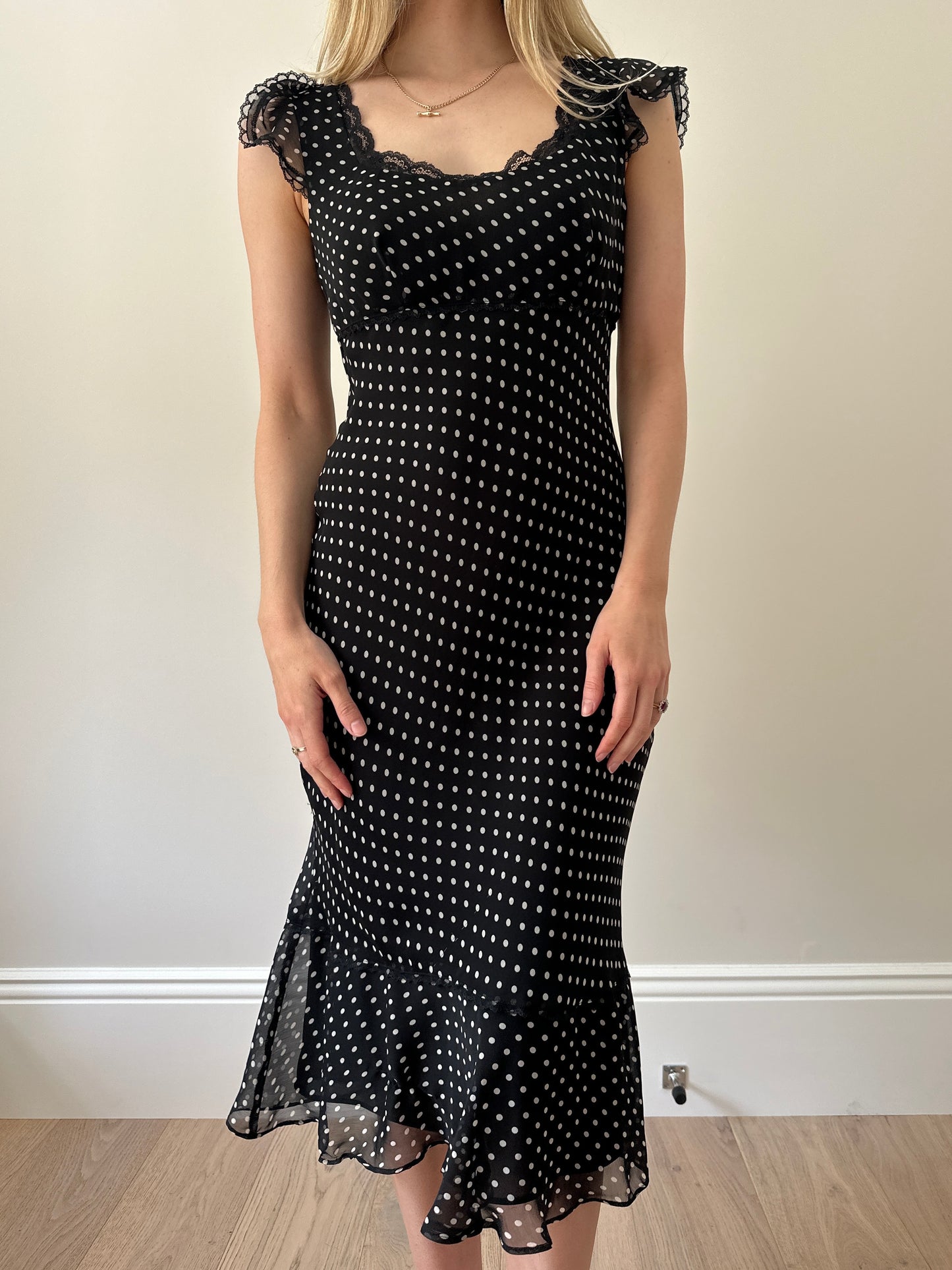 Vintage polka dot dress