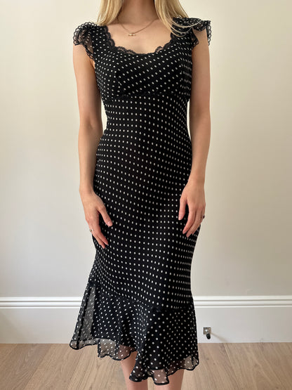 Vintage polka dot dress