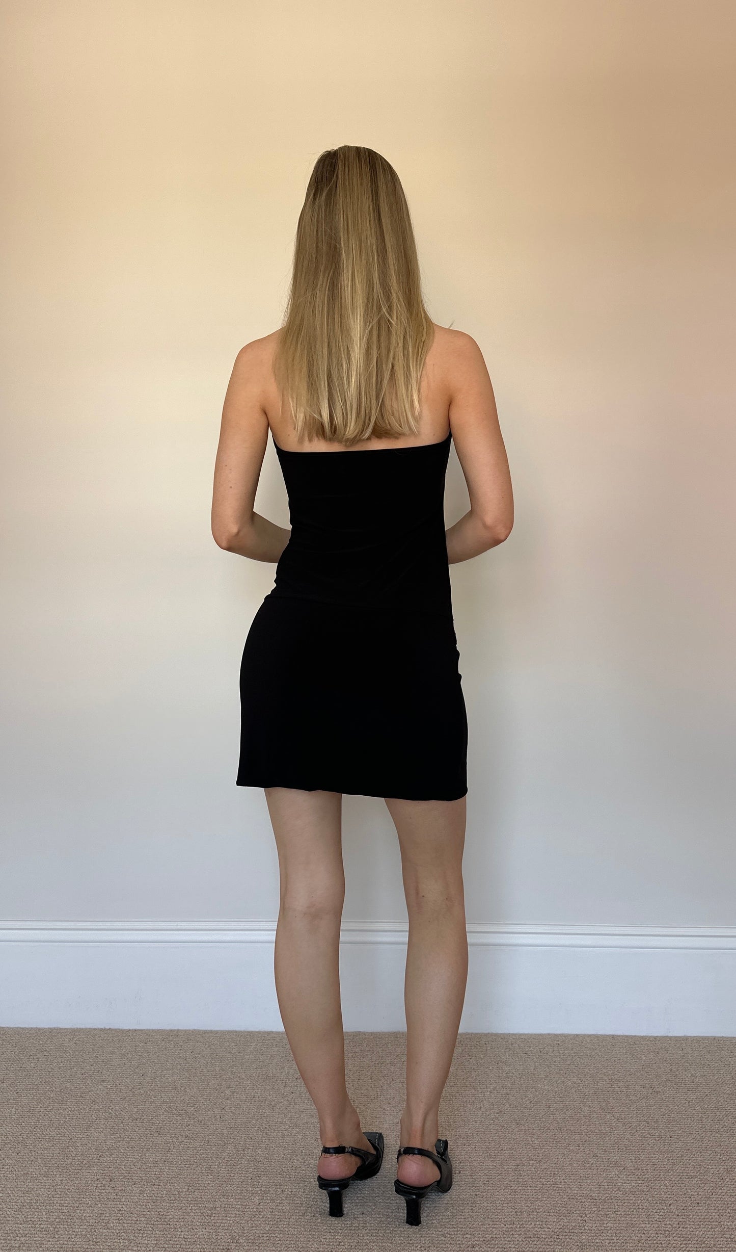 Vintage cowl neck dress