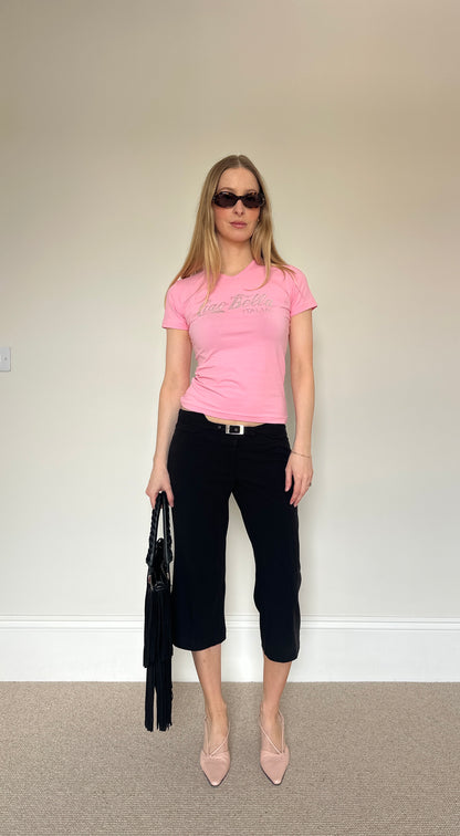 Powder pink ciao Bella T-shirt