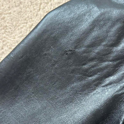 Vintage 00s black leather jacket