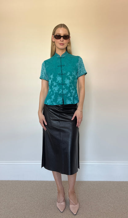 Vintage turquoise blouse