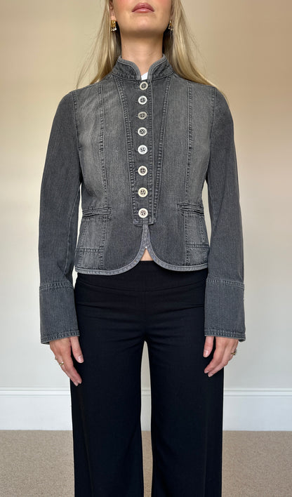 Vintage Grey Denim Jacket