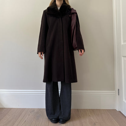 Vintage wool & cashmere coat
