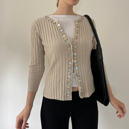 Vintage mother of pearl cardigan