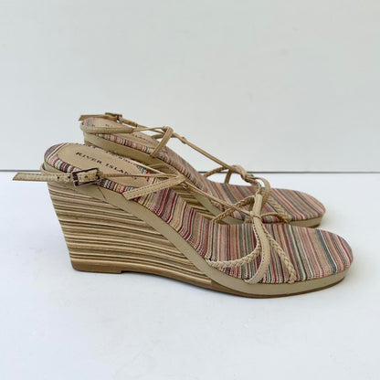 Vintage 00s wooden wedges
