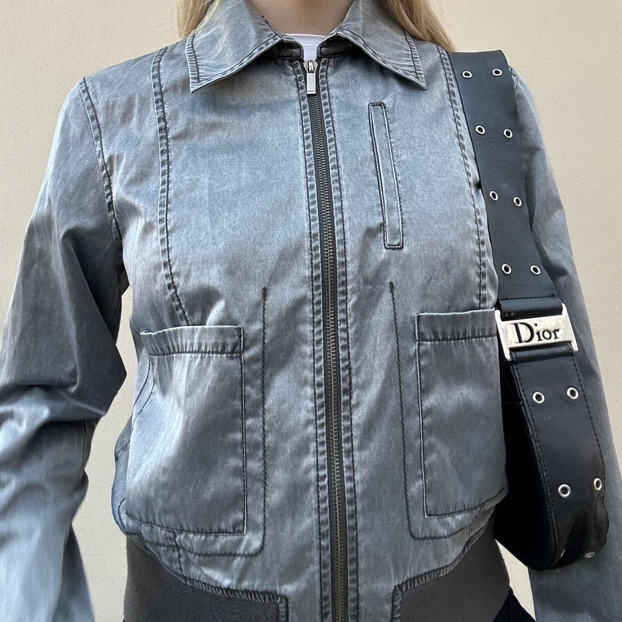 Vintage 00s satin bomber jacket