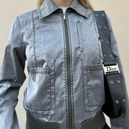 Vintage 00s satin bomber jacket