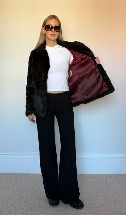 Vintage real fur jacket