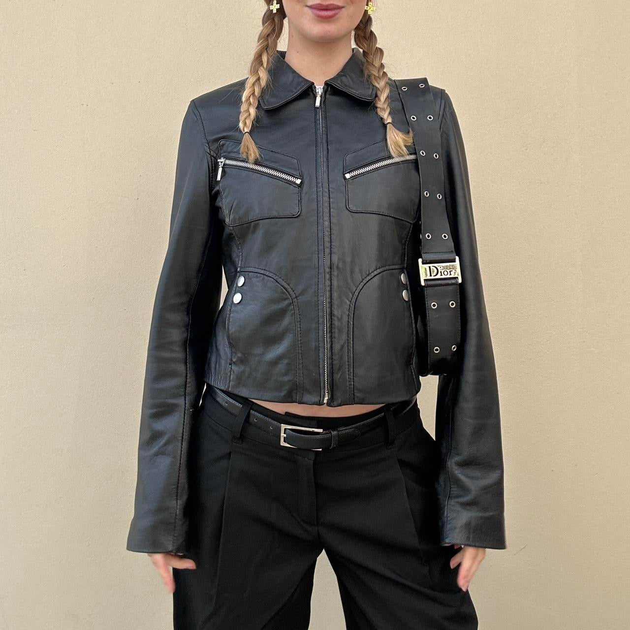 Vintage 00s leather jacket