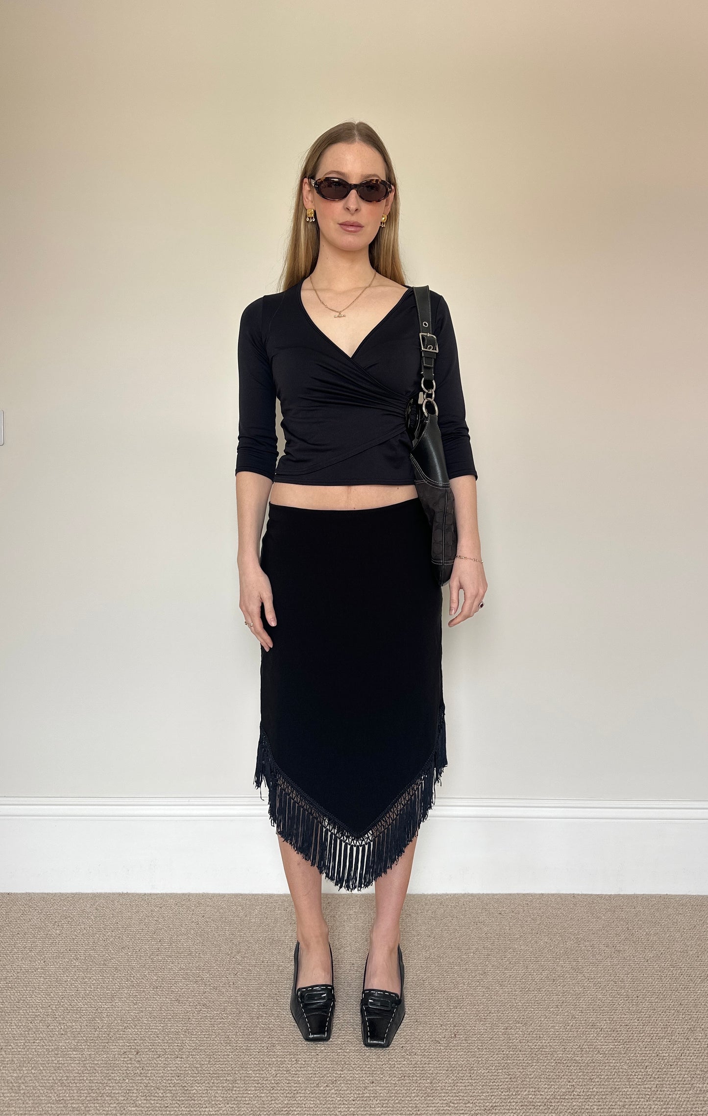 Vintage Tassle midi skirt