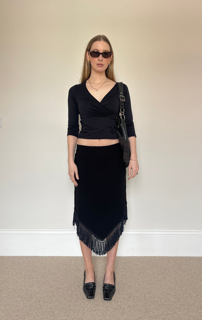 Vintage Tassle midi skirt