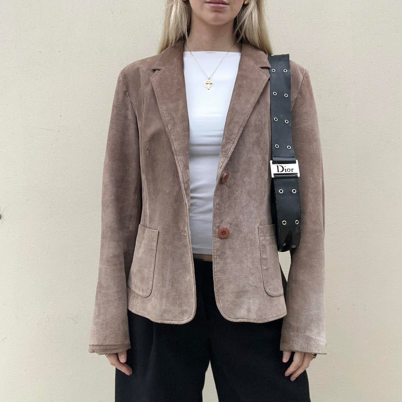 Vintage suede blazer