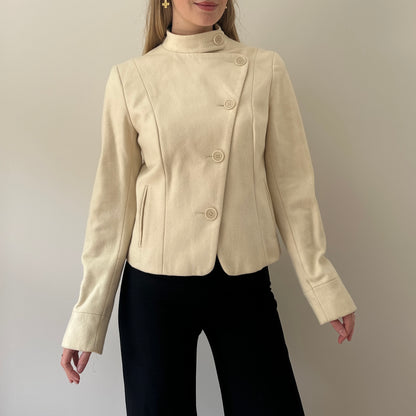 Vintage asymmetric jacket
