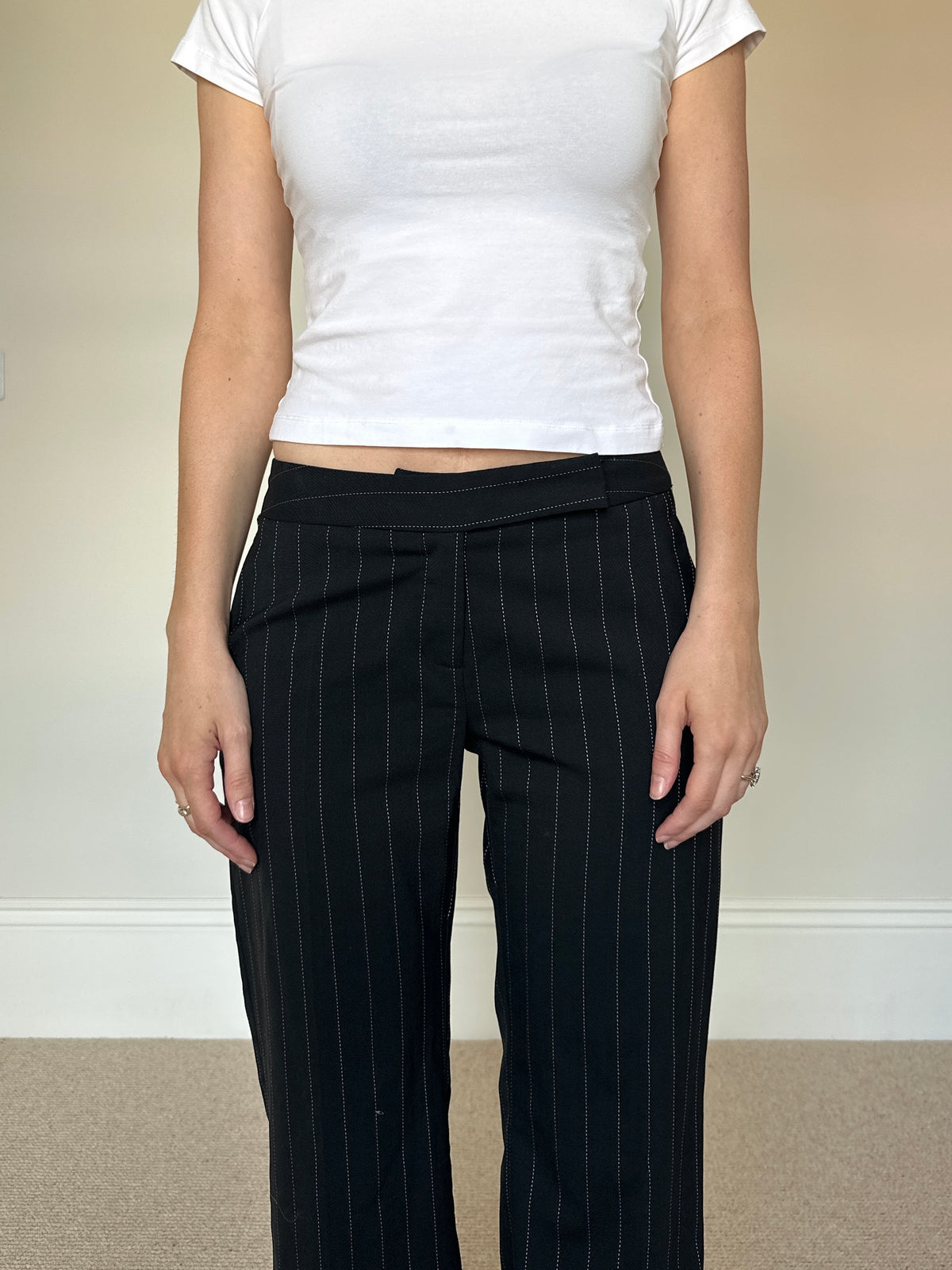 Vintage Pinstripe Trousers