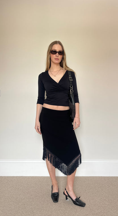 Vintage Tassle midi skirt