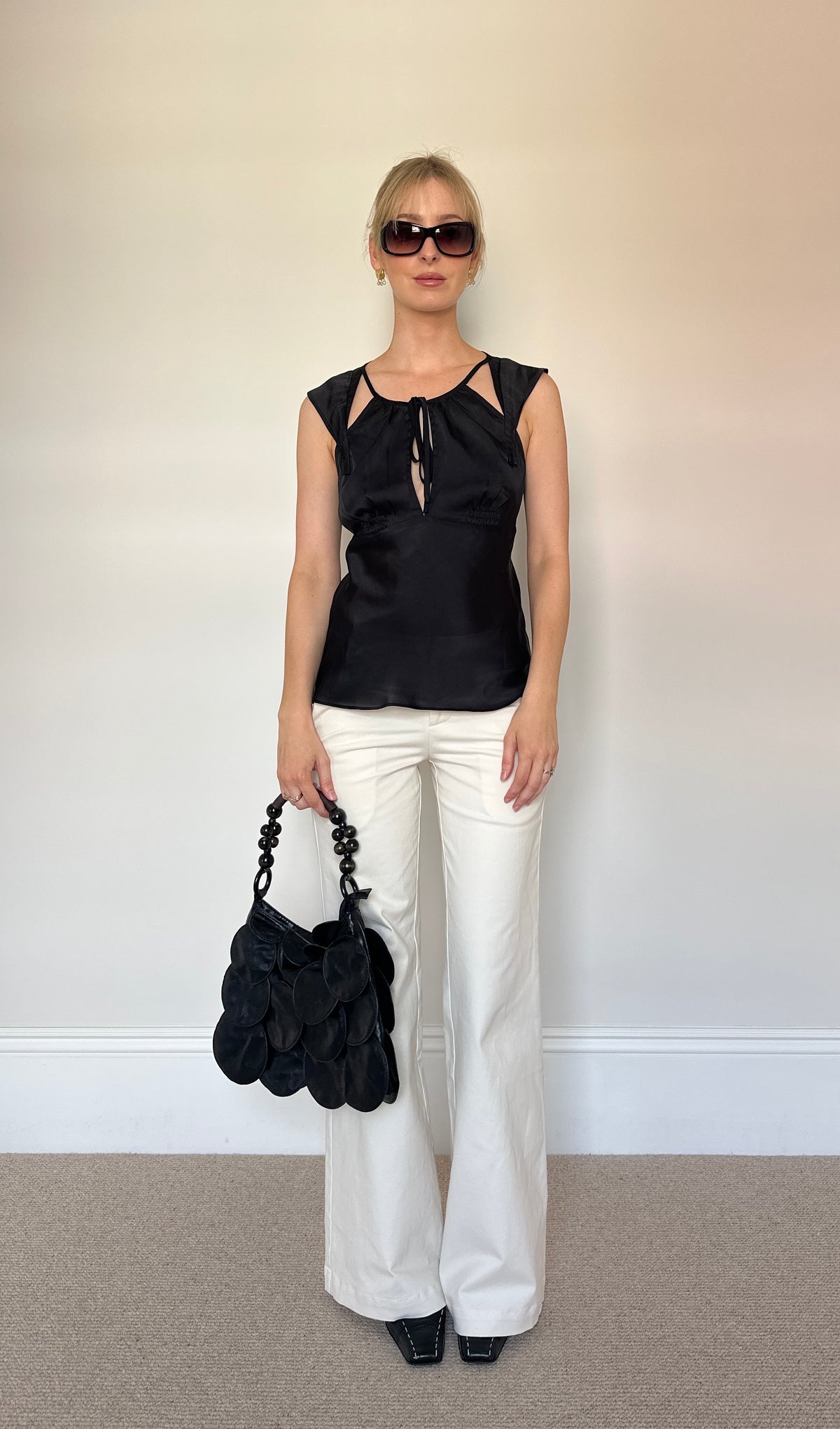 Vintage satin blouse