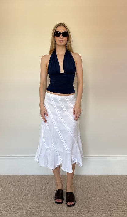 Vintage white floaty skirt