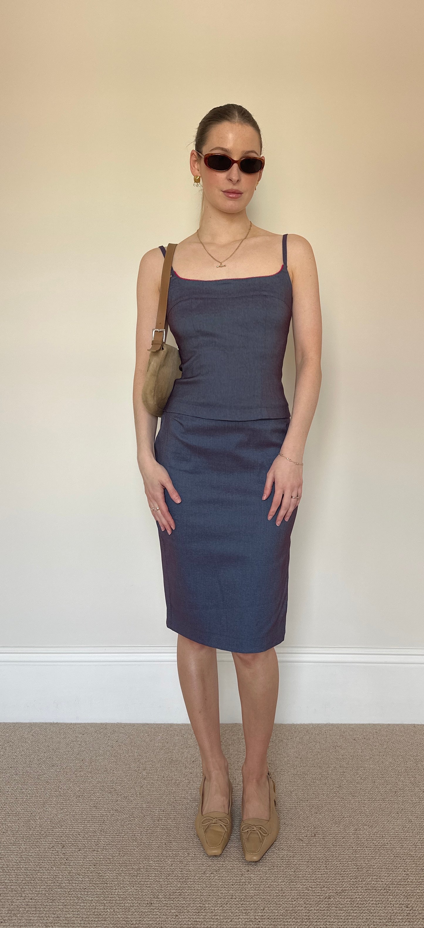 Vintage purple two-piece