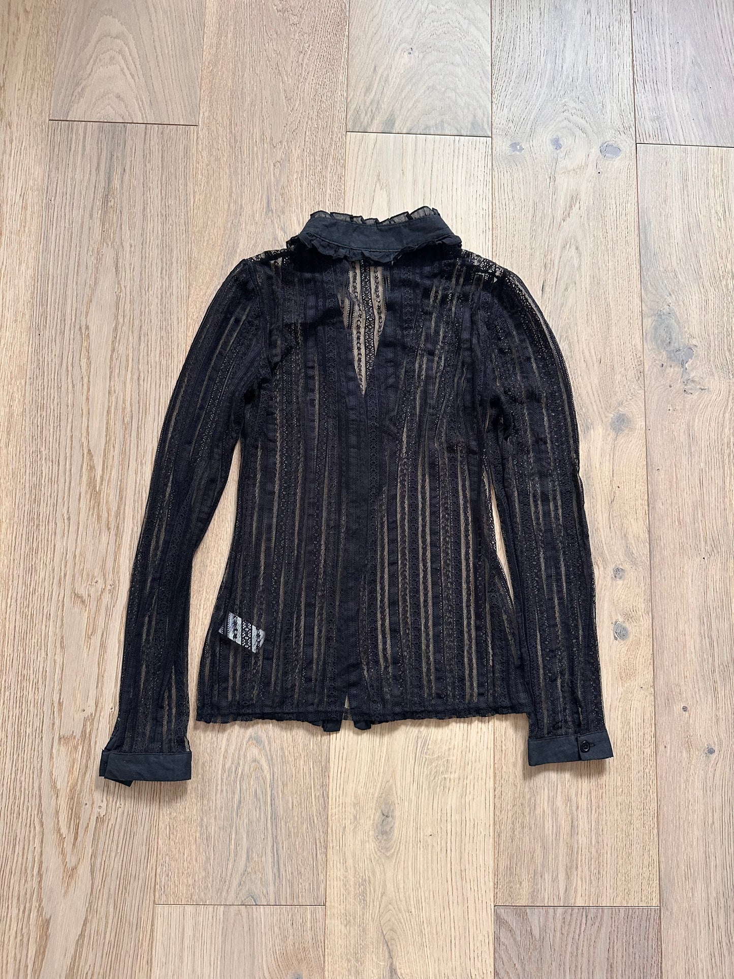 SALE vintage black lace top