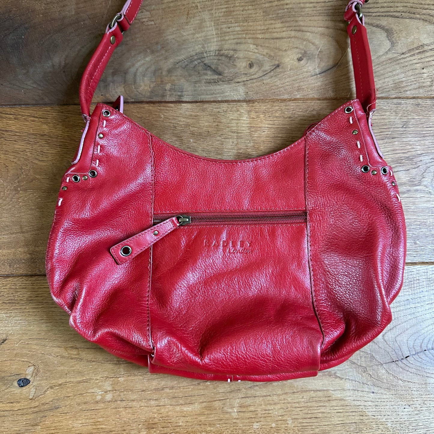 Vintage Red Cross body bag