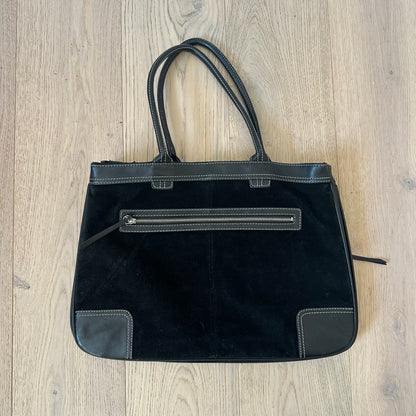 Vintage suede & leather bag