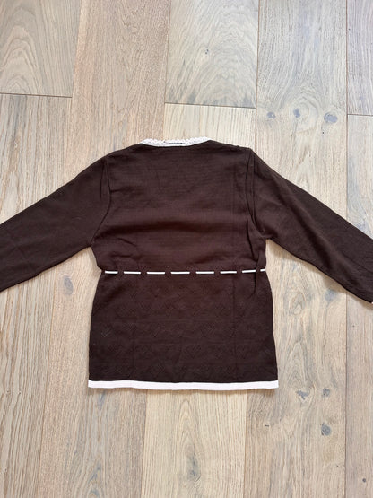 SALE brown knit top
