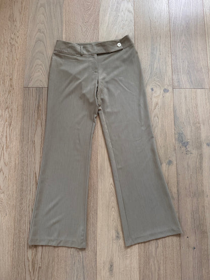 SALE taupe suit trousers