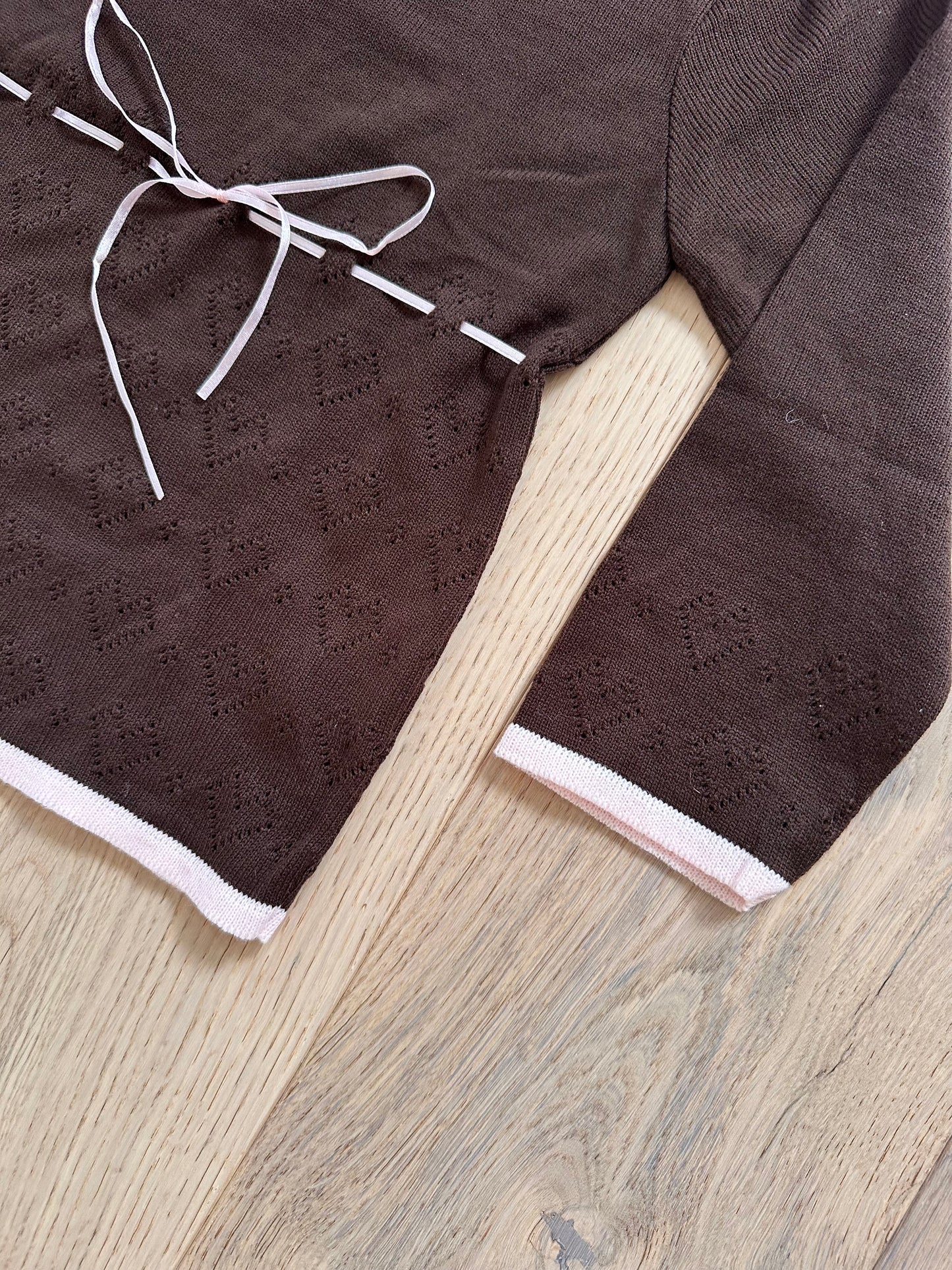 SALE brown knit top