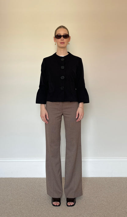 Vintage black pea coat