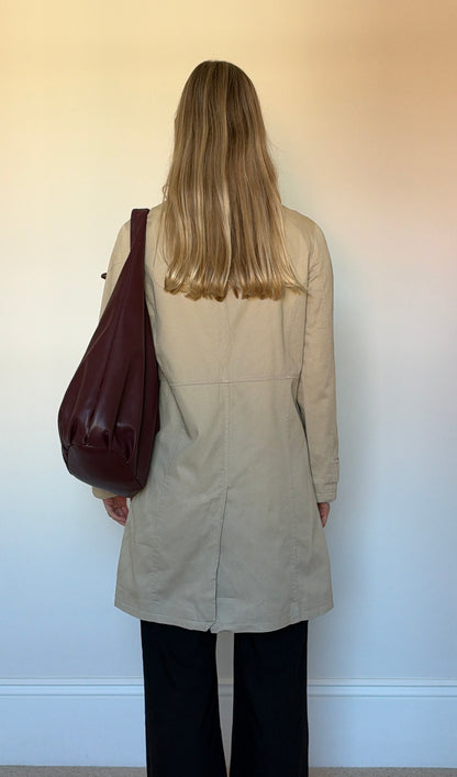 Vintage beige trench coat