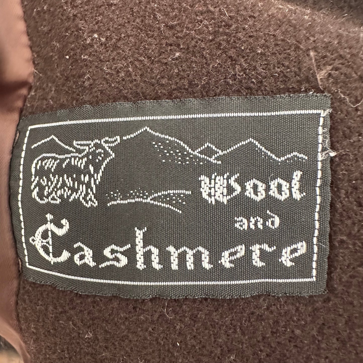 Vintage wool & cashmere coat