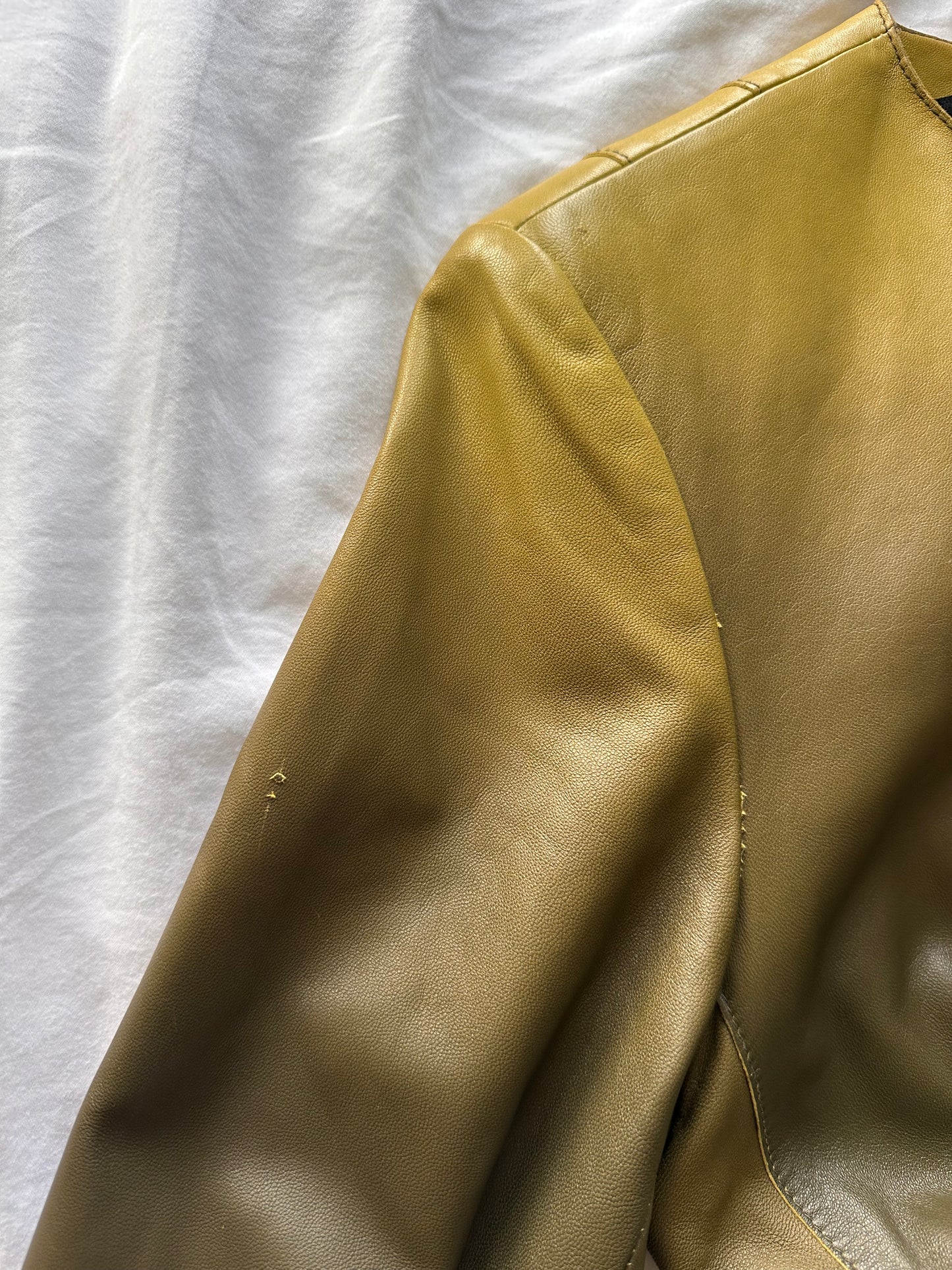 Vintage ombré green jacket