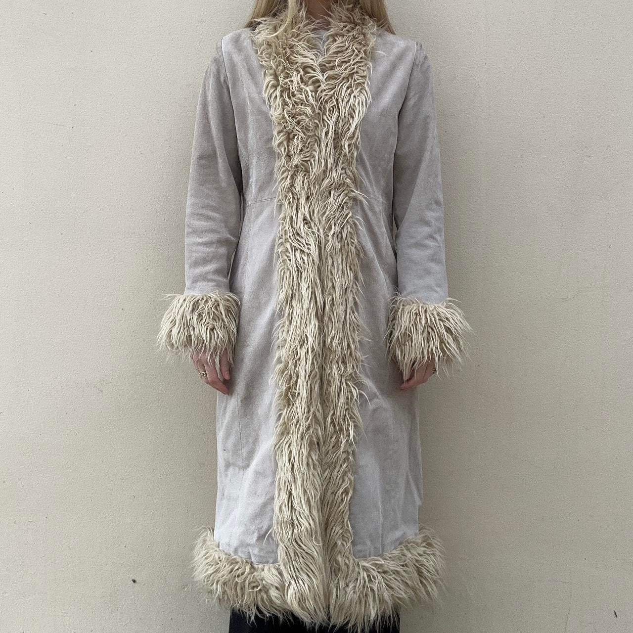 Vintage 00s afghan coat