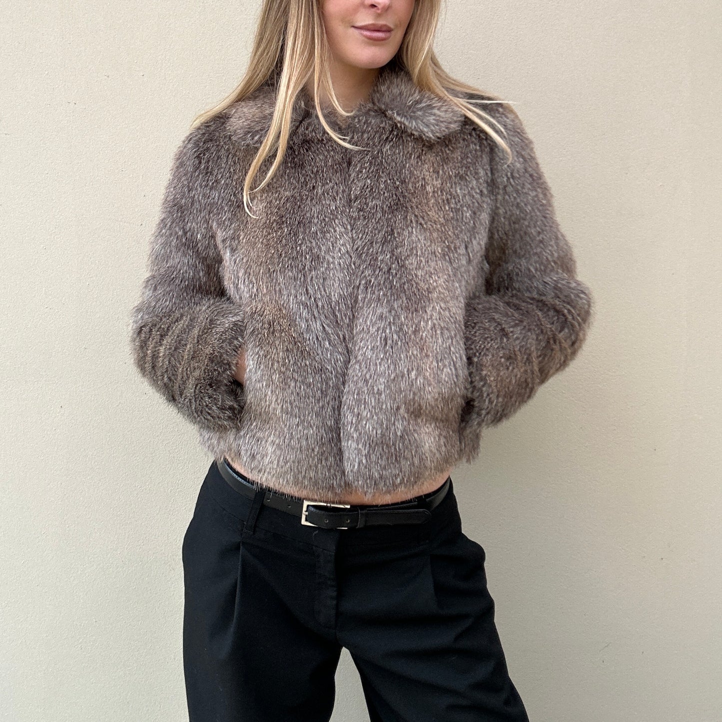 Vintage faux fur jacket
