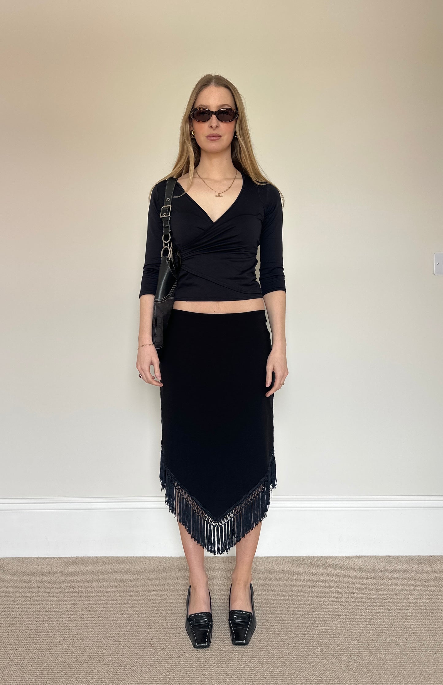 Vintage Tassle midi skirt