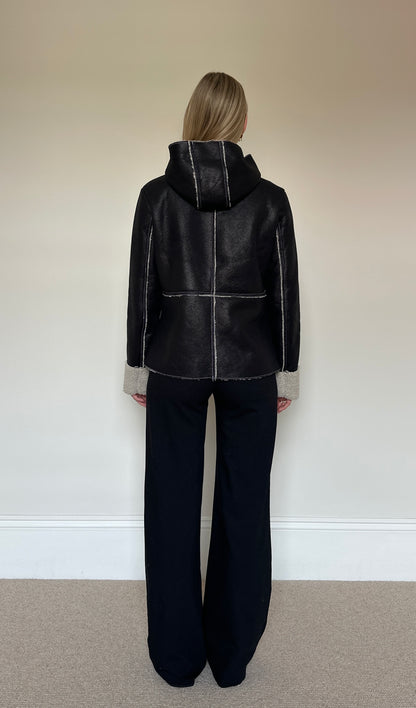 Vintage brown Sherpa jacket