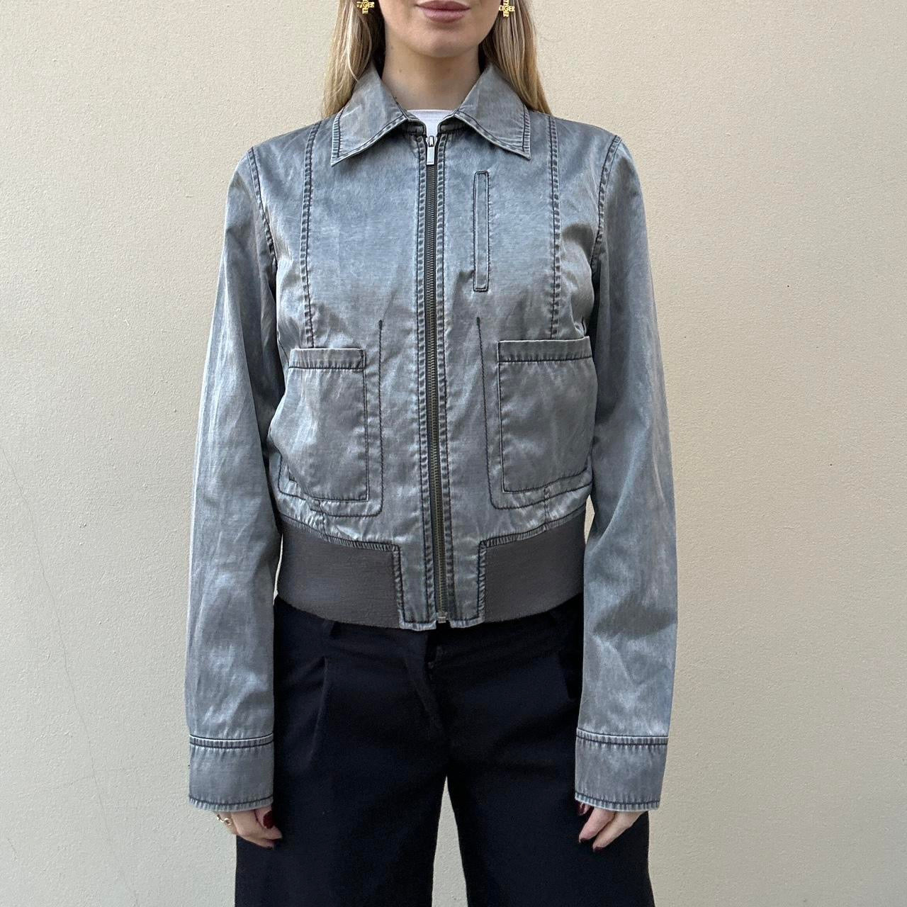 Vintage 00s satin bomber jacket