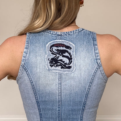 Vintage denim dress