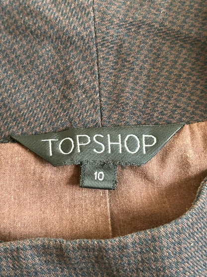 Vintage dogtooth pea coat