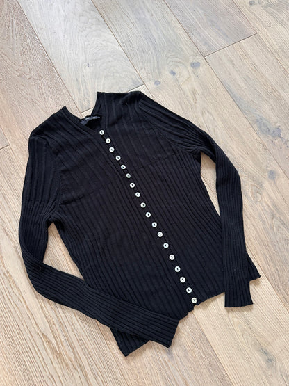 SALE mango mother of pearl jumper