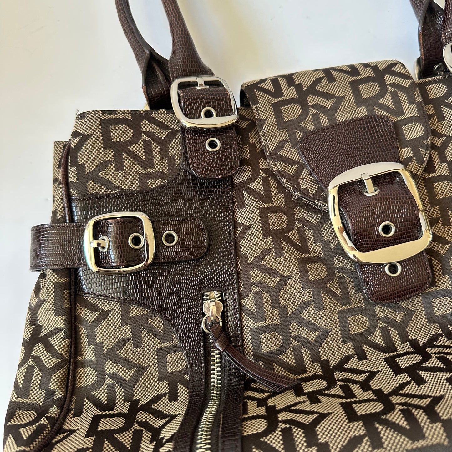 Vintage DKNY brown bag