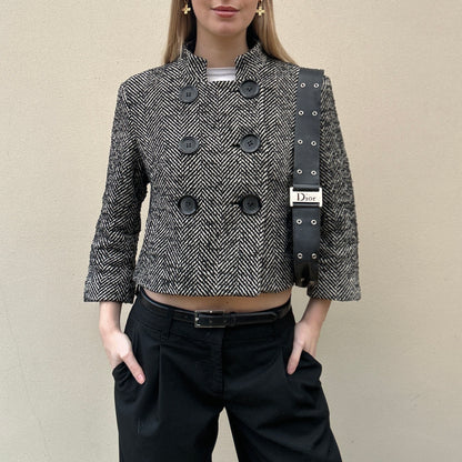 Tweed pea coat