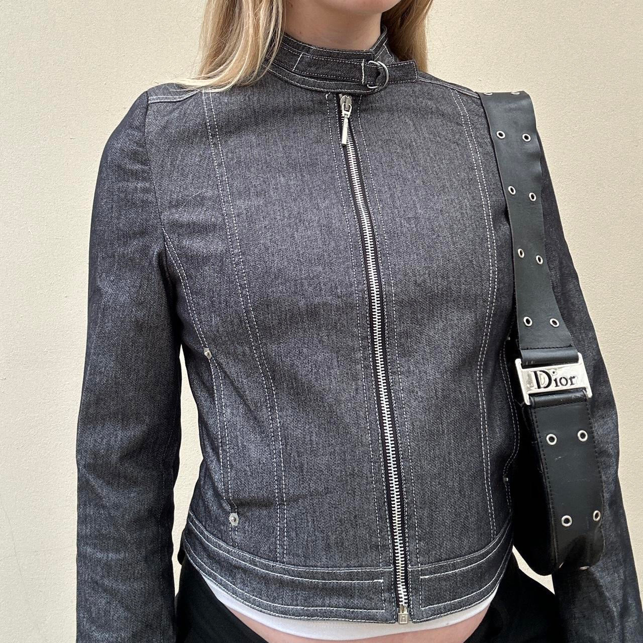 Vintage 00s denim zip jacket