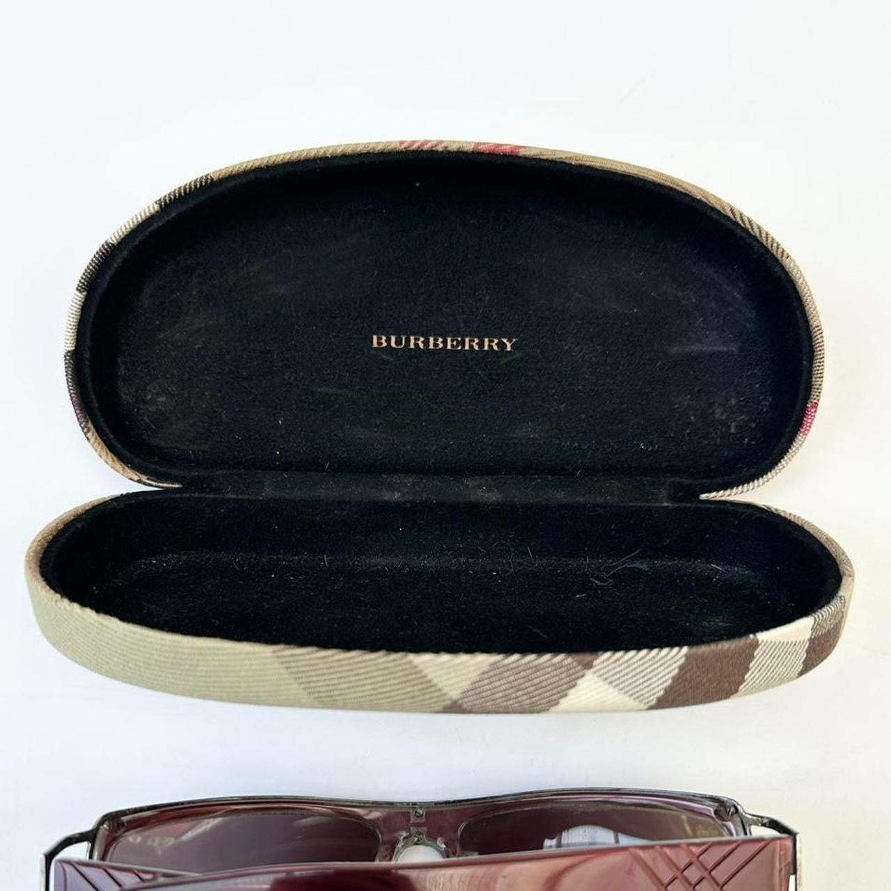 Vintage Burberry burgundy sunglasses